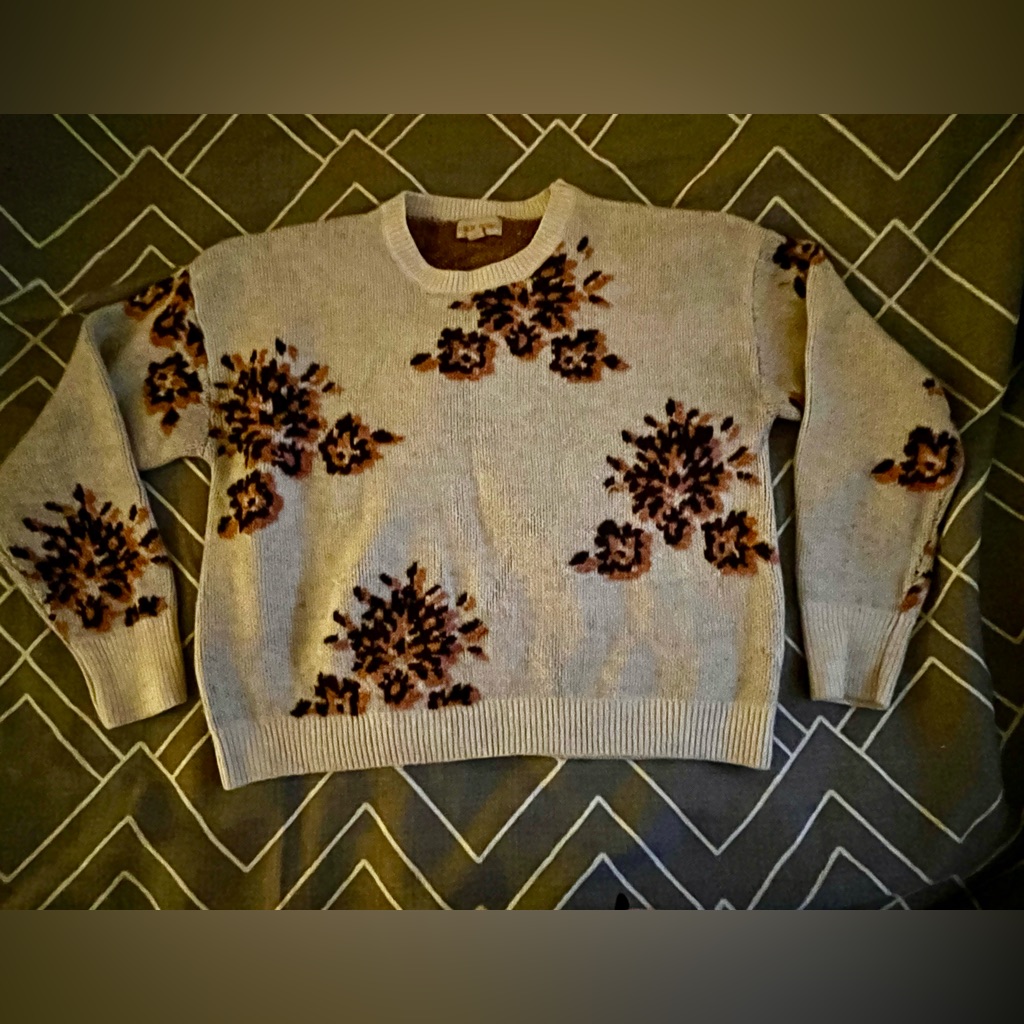 Knox Rose Pullover Floral Patterned Sweater